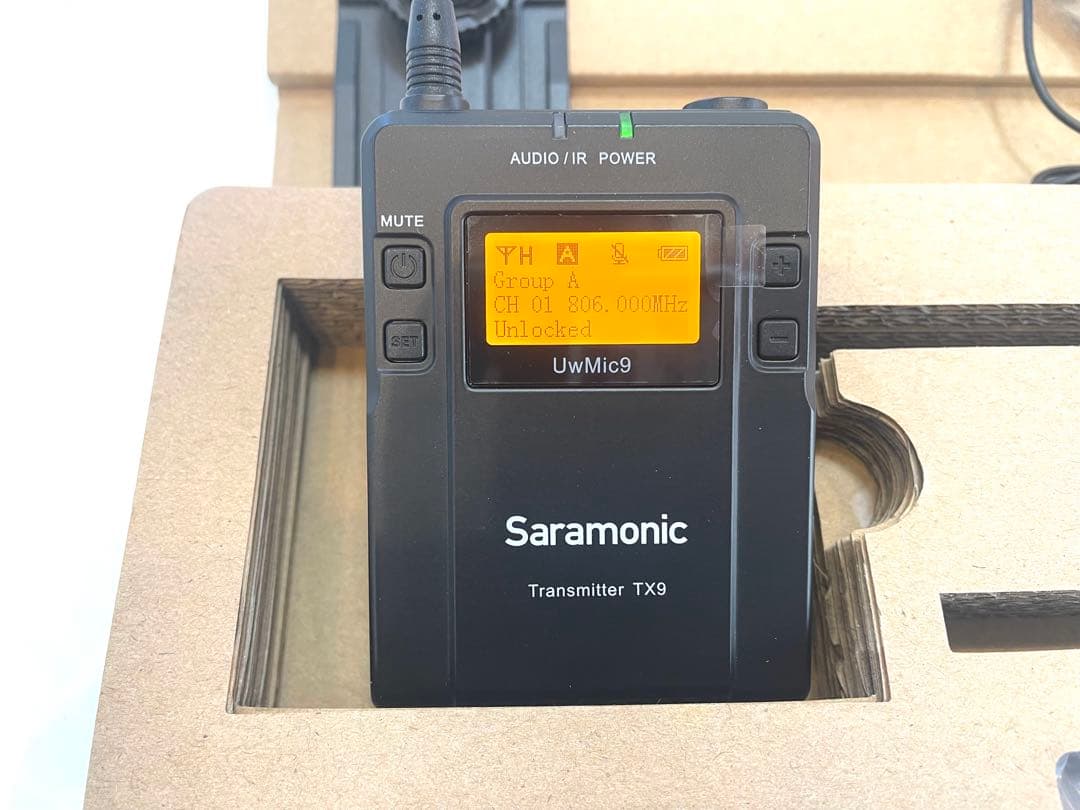 値下げ【新品・動作確認】Saramonic ワイヤレスマイク TX9/RX9