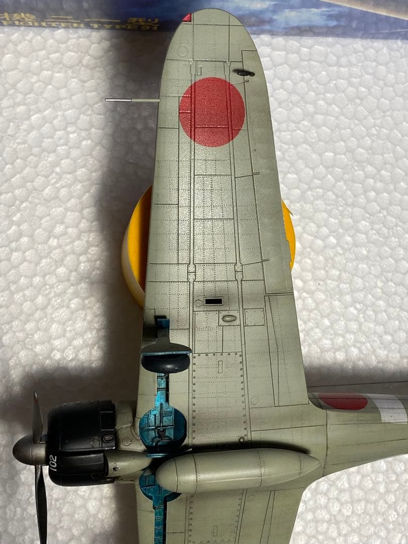 完成品　零式艦上戦闘機21型 空母　瑞鶴所属撃墜王　岩本徹三　零戦