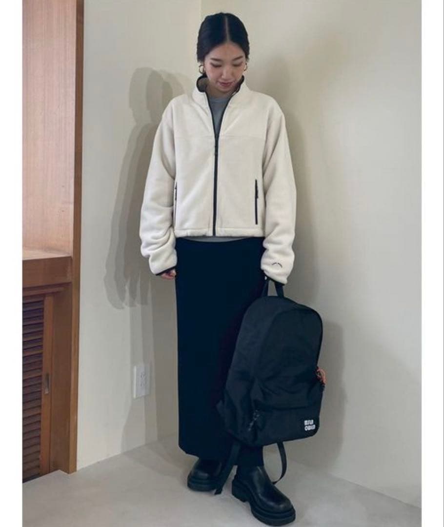 完売品コンパクトサイズフリースブルゾン