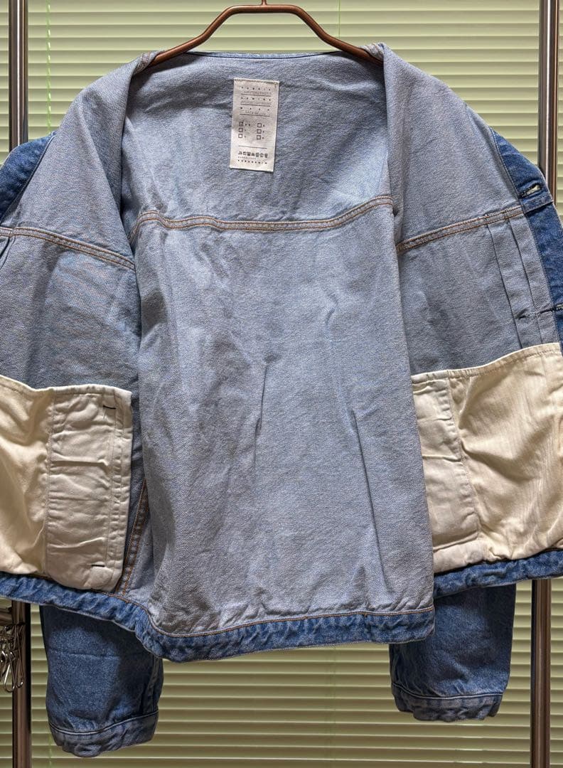 ジャケット・アウター KURO POWER SHOULDER DENIM JK