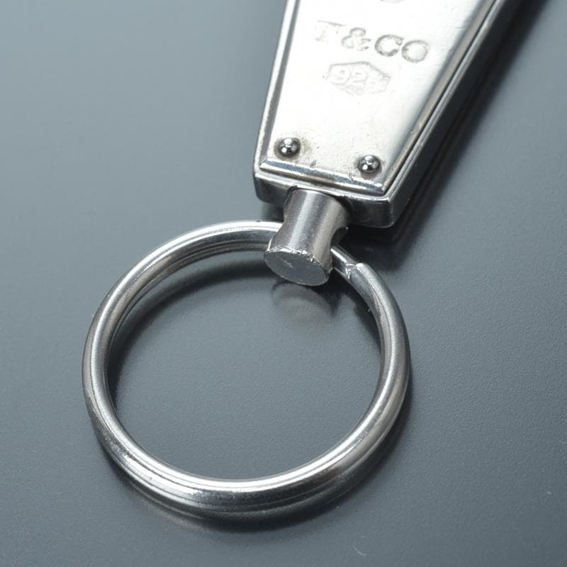ティファニー◇バレット キーホルダー 925SILVER チャーム キーリング