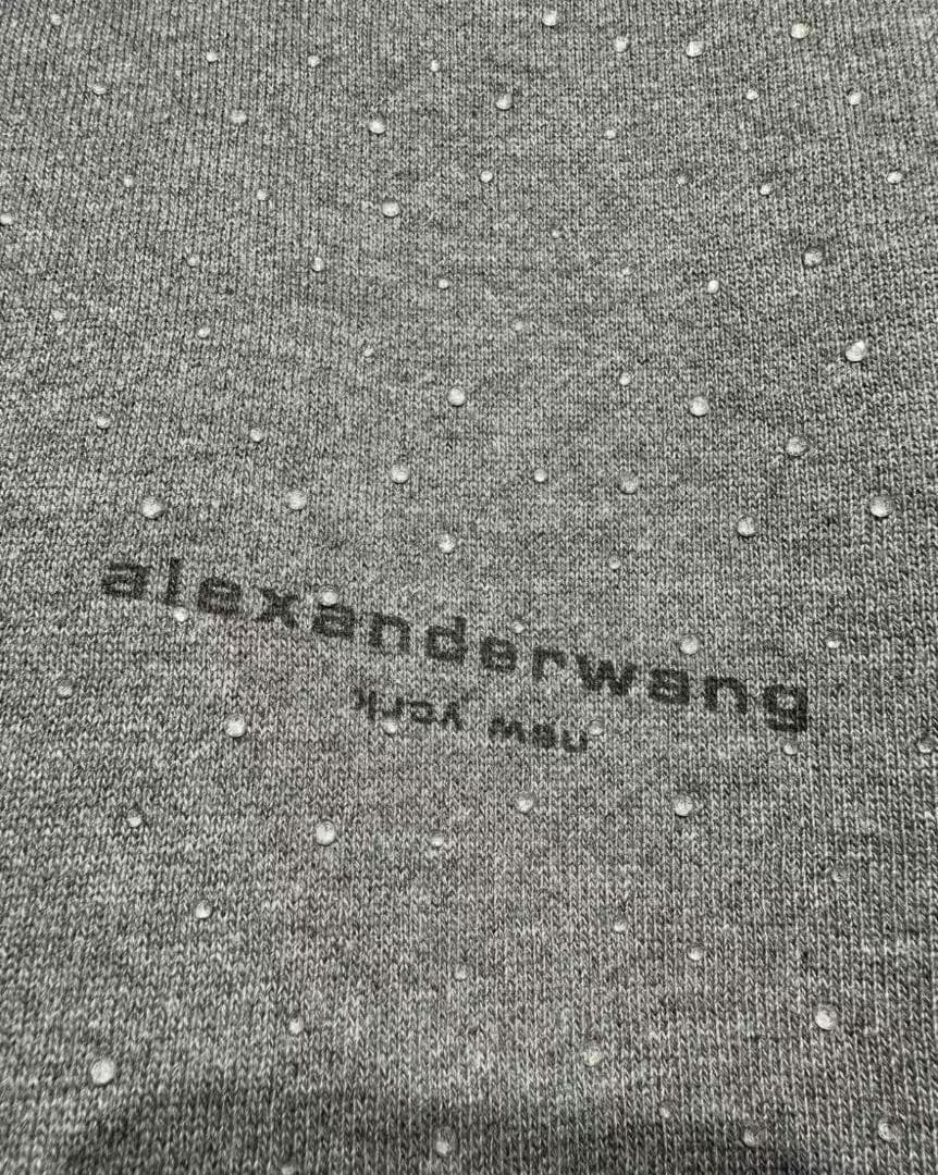 alexanderwang グレー ジップアップパーカー Mサイズ