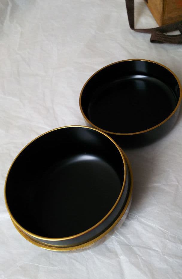 ●茶道具● 平棗 輪島塗 蒔絵花筏 （蒔絵師 今田北仙）