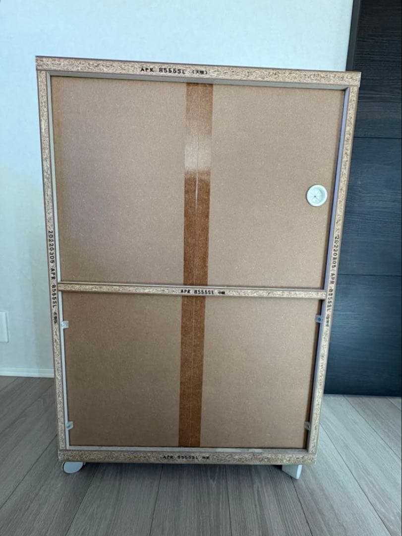 ニトリ【木目調レンジボード】引き出し付き