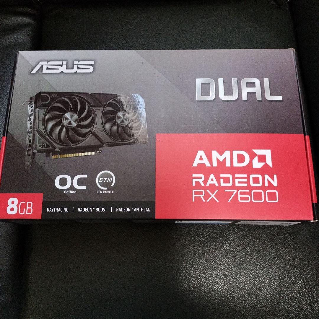グラフィックボード・グラボ・ビデオカード ASUS Radeon RX 7600 8GB