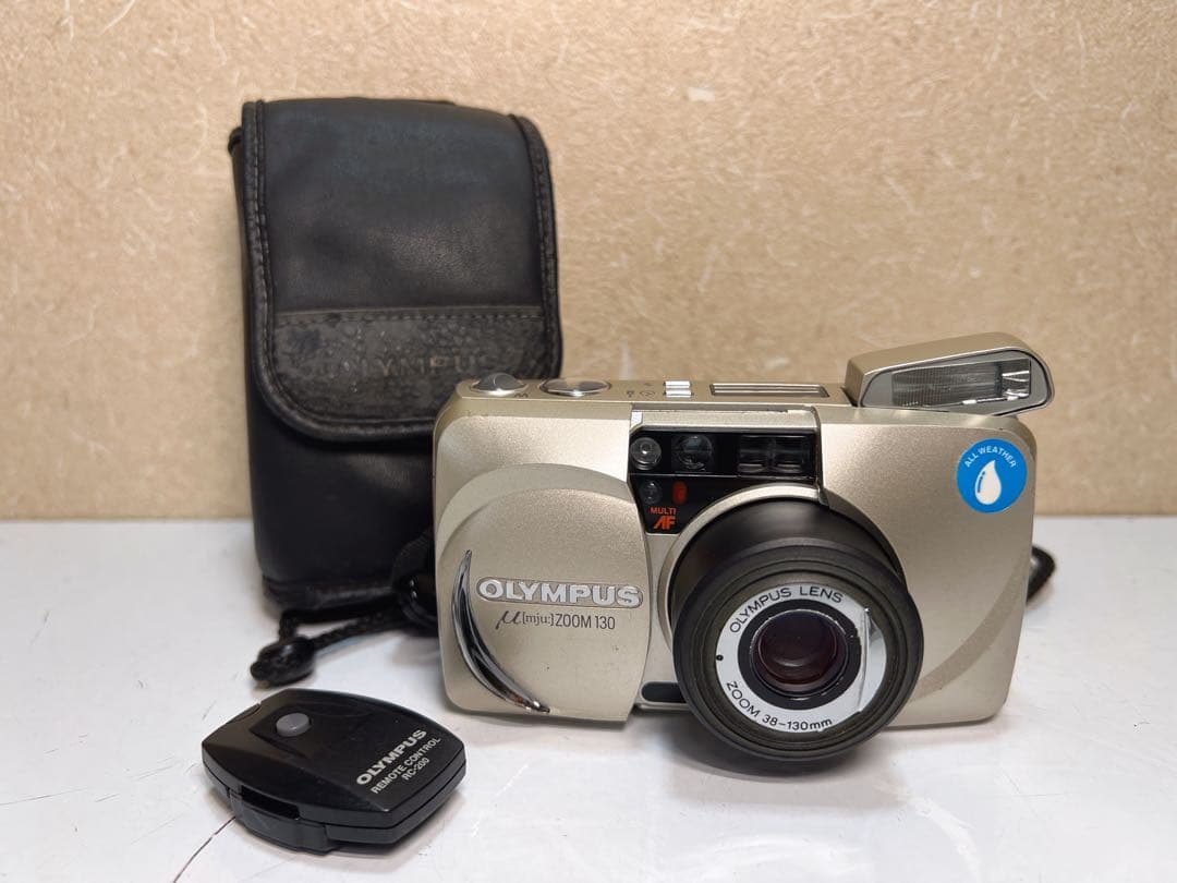 OLYMPUS μ mju Zoom130 フィルムカメラ 【中古】