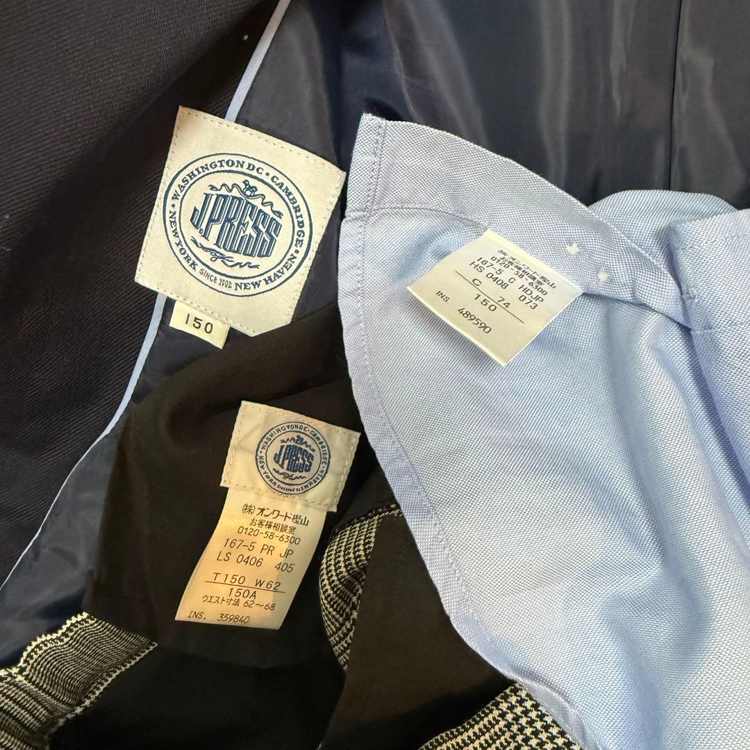 ジェイプレス　フォーマル　4点セット　入園式　卒業式　セットアップ　150