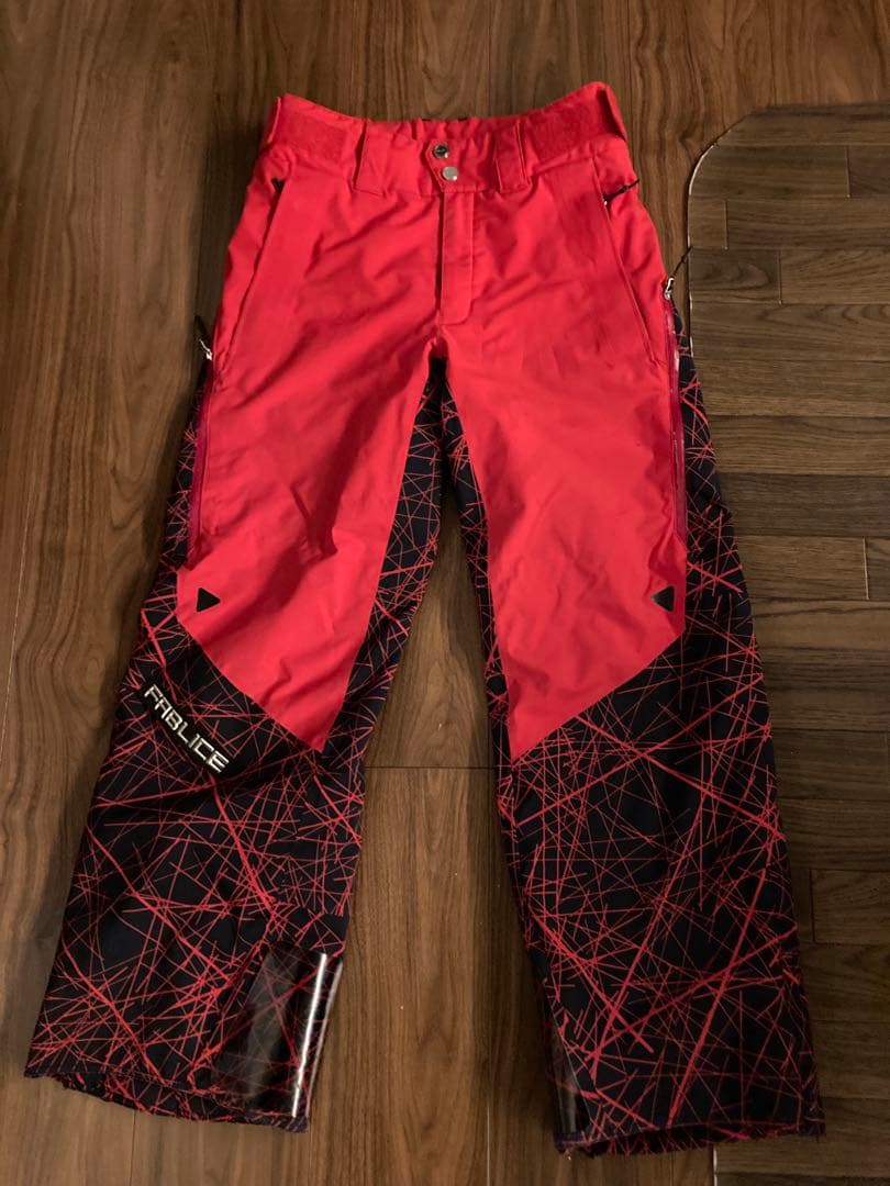 FABLICE スキーウェア 赤黒 SS