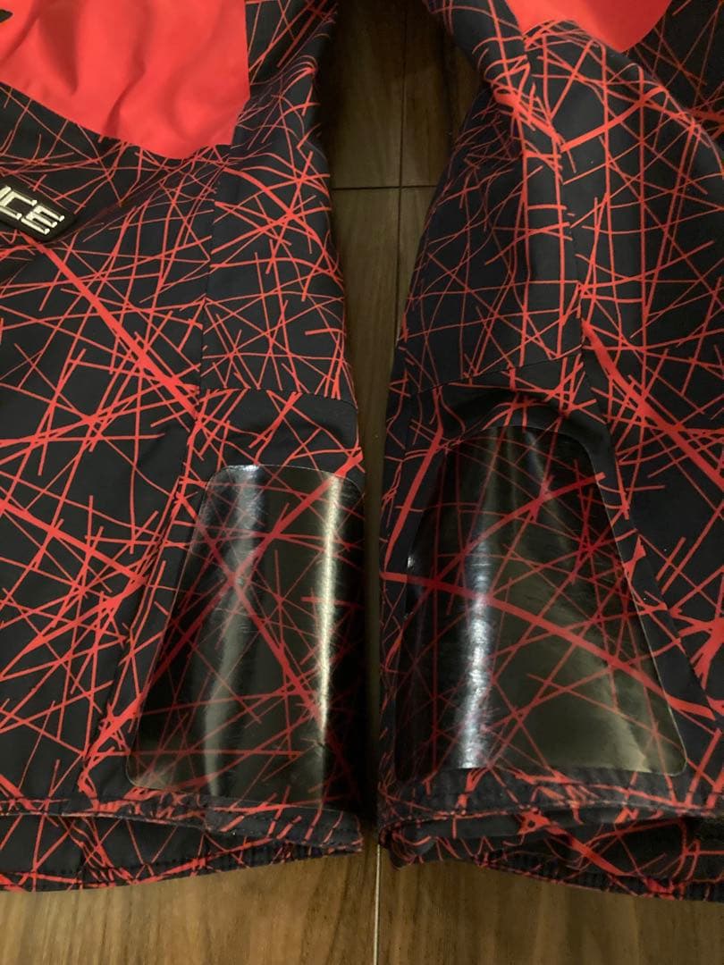 FABLICE スキーウェア 赤黒 SS