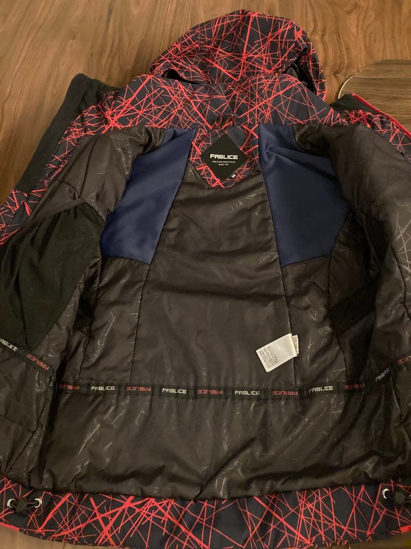 FABLICE スキーウェア 赤黒 SS