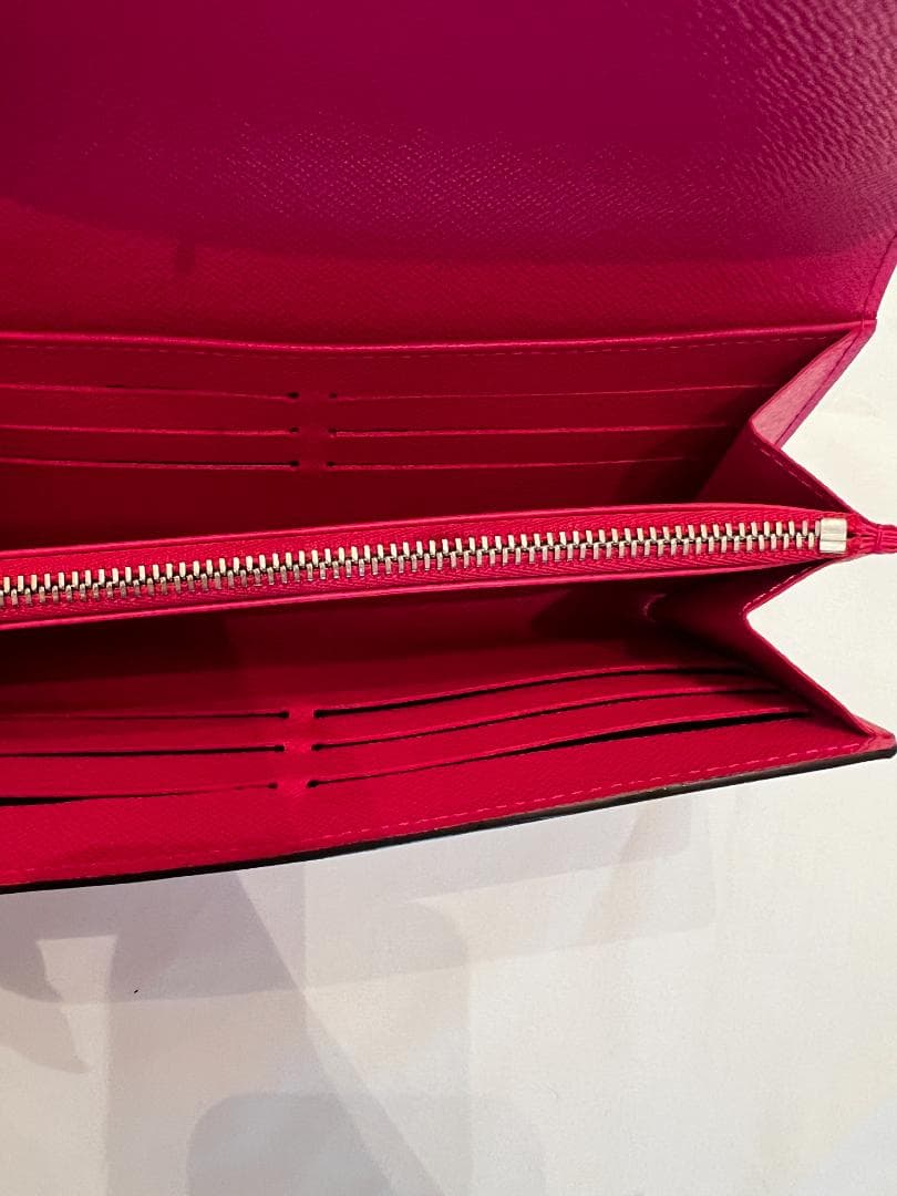 美品！LOUIS VUITTON サラ エピ フューシャピンク 長財布