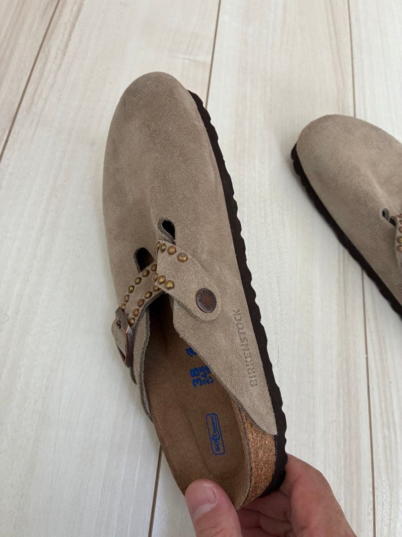 38ビルケンシュトック ボストン トープ スエード