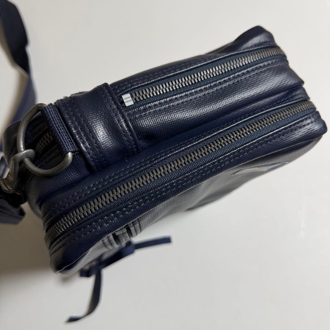 【フォロー割済み】美品 吉田カバン ラゲッジラベル 青バッテン ショルダーバッグ