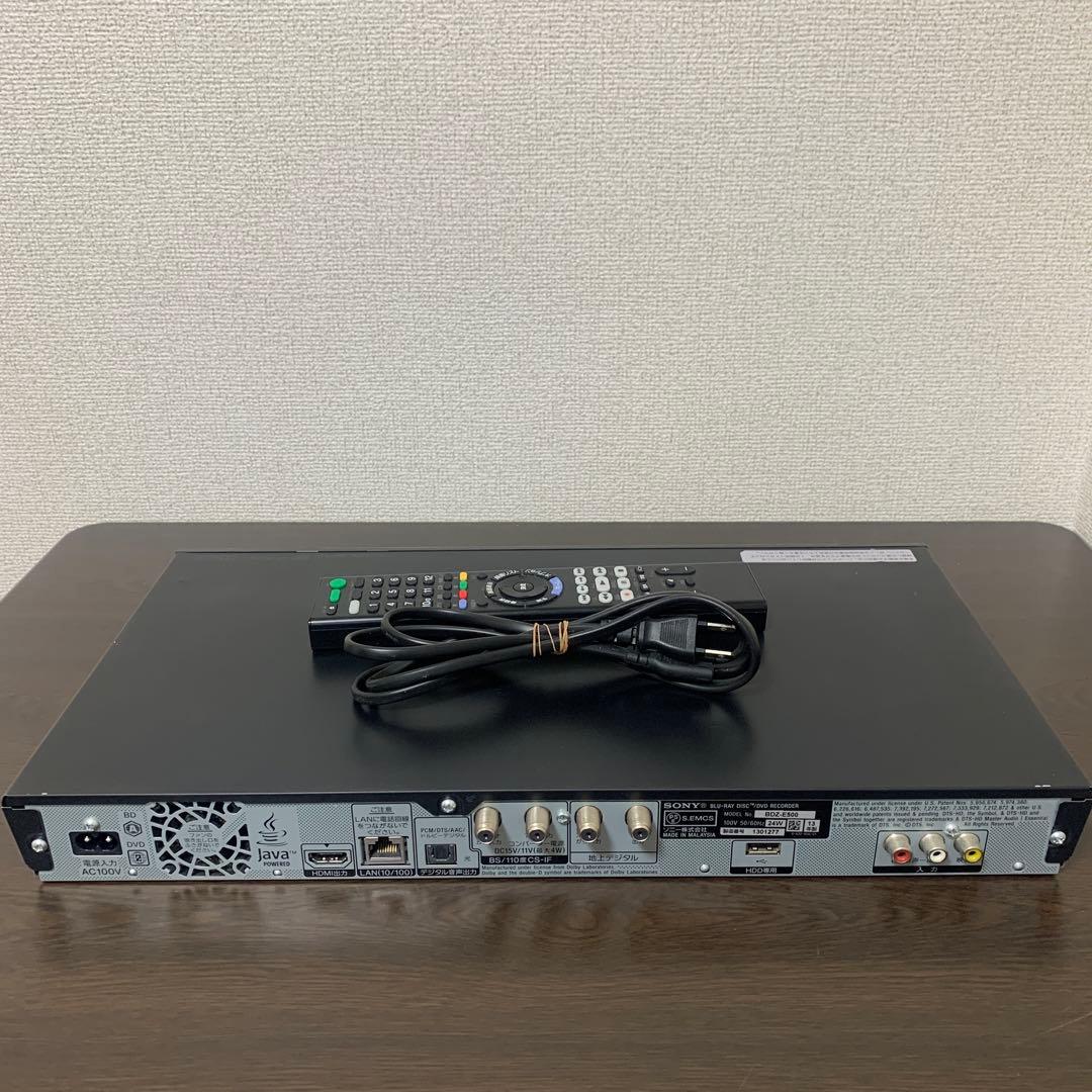SONY BDZ-E500 500GB 動作確認済 リモコン付