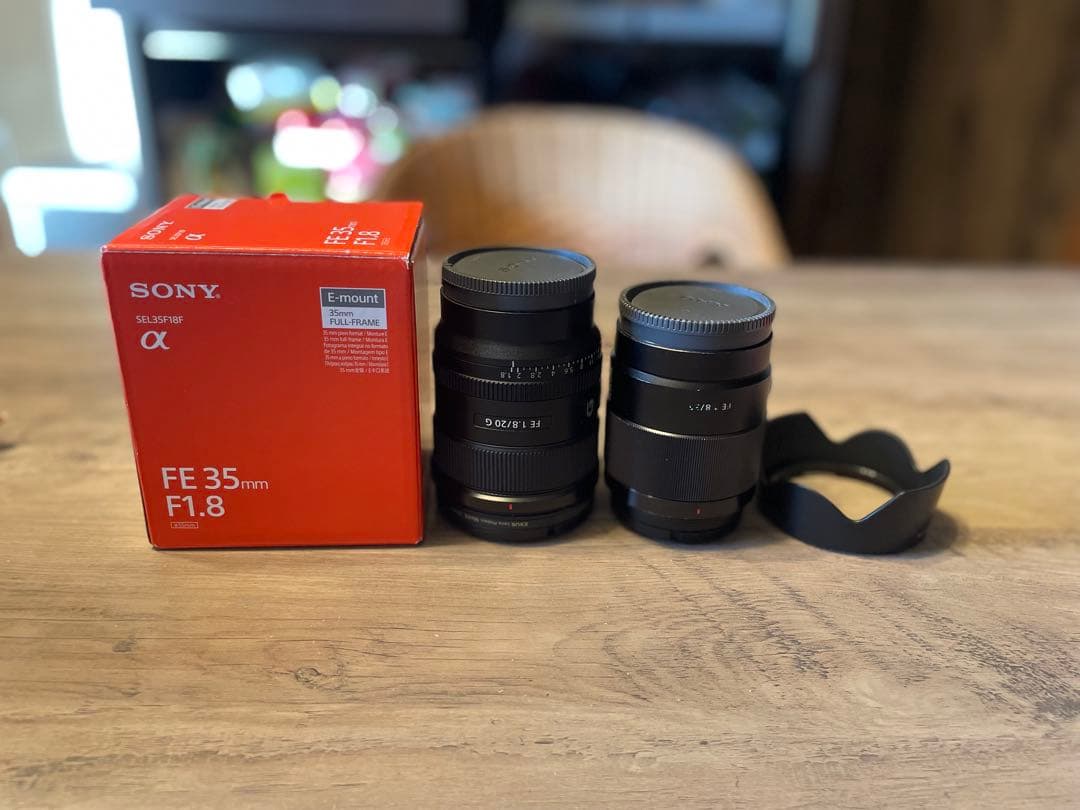 SONY FE 35mm F1.8 & 20mm F1.8 G セット