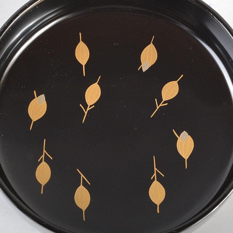 茶道具 越前蒔絵師 吉田宗景作 玄々斎好写 一粒万倍 徳風棗 共箱 VR5441