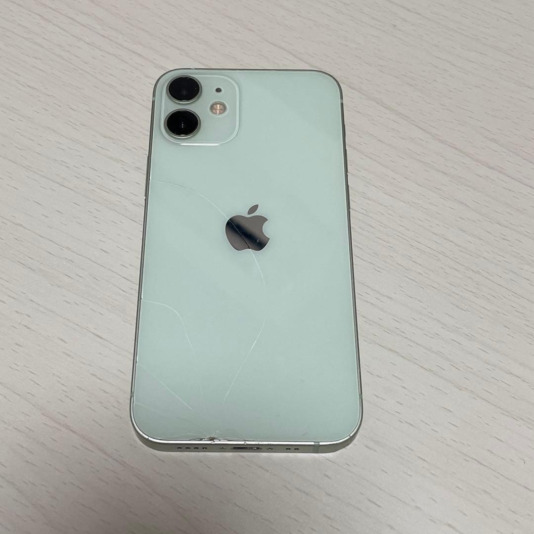 iPhone12 mini 128GB SIMフリー 背面割れ バッテリー72％