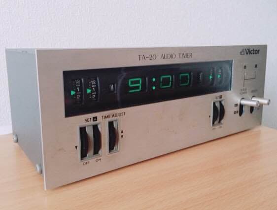 可動品Victorオーディオタイマーレトロアンティークビンテージ家電cafe