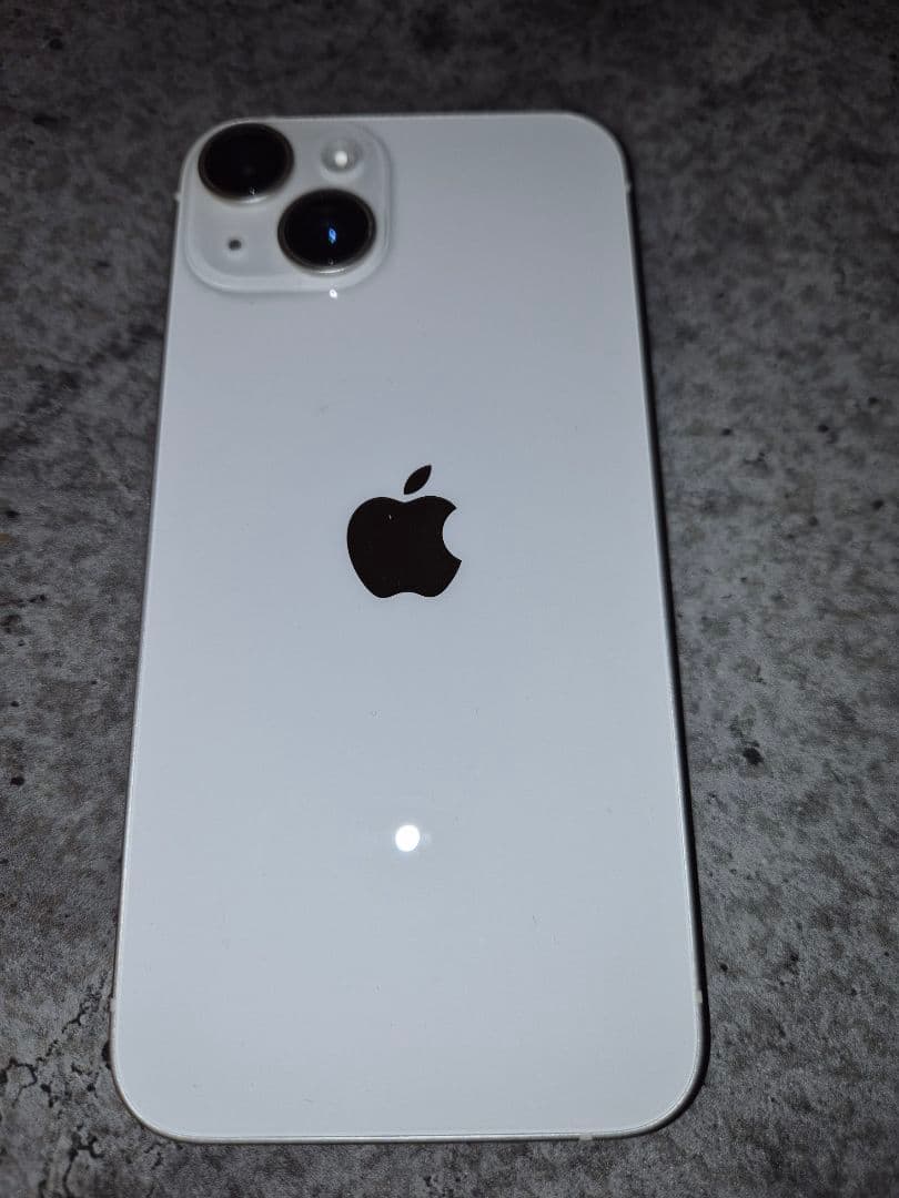 【美品/箱あり】Apple iPhone 14 スターライト 128GB