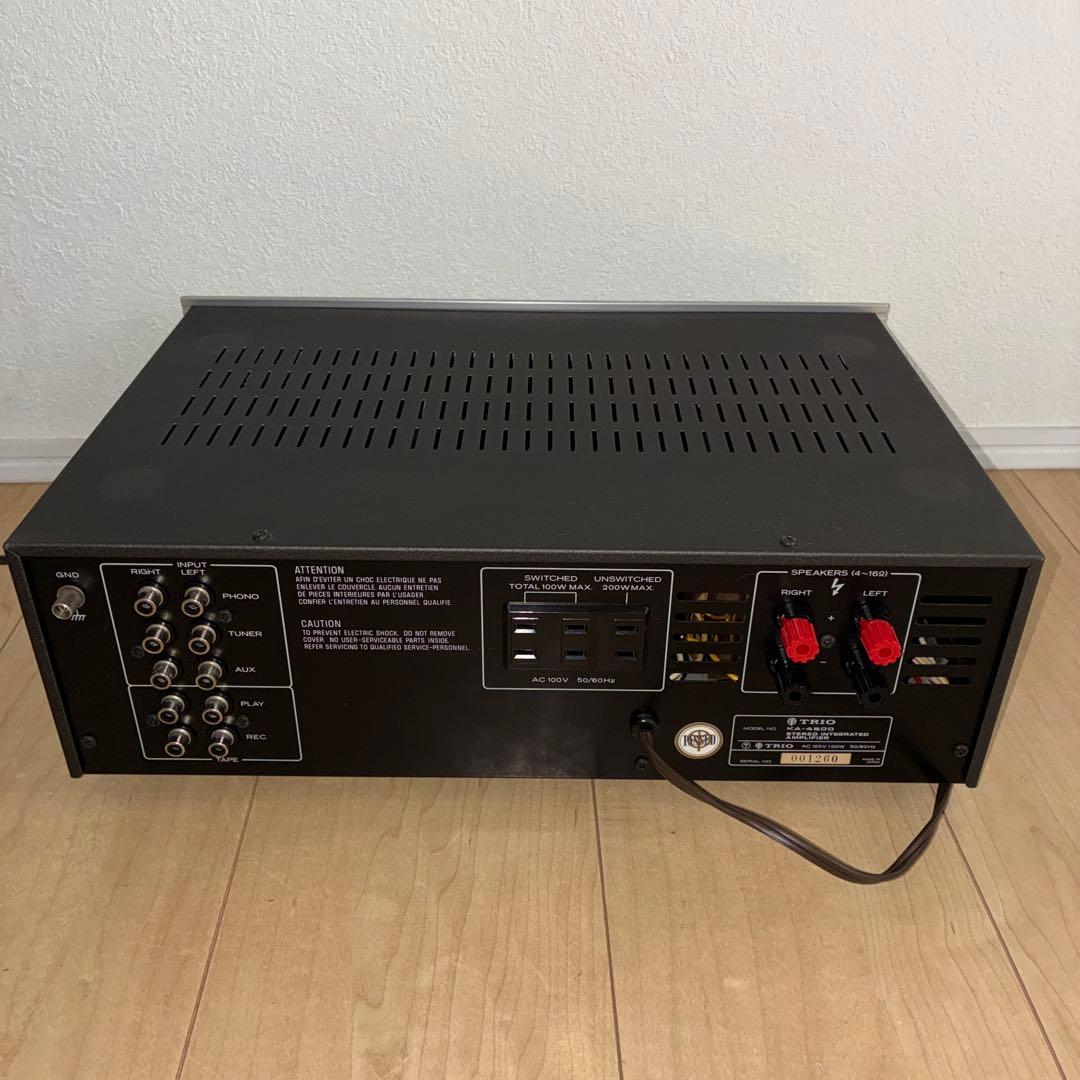 動作良好！！trio 　プリメインアンプ　KA-4500 希少です