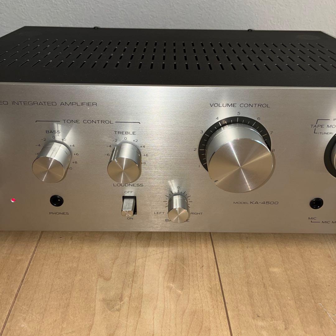 動作良好！！trio 　プリメインアンプ　KA-4500 希少です