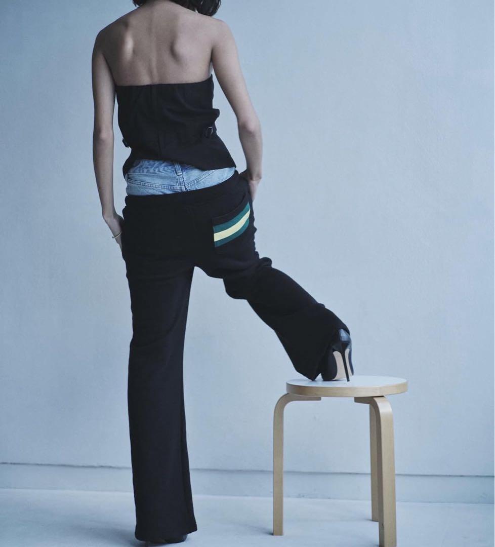 パンツ KOWGA FLARE SWEAT PANTS (NAVY)