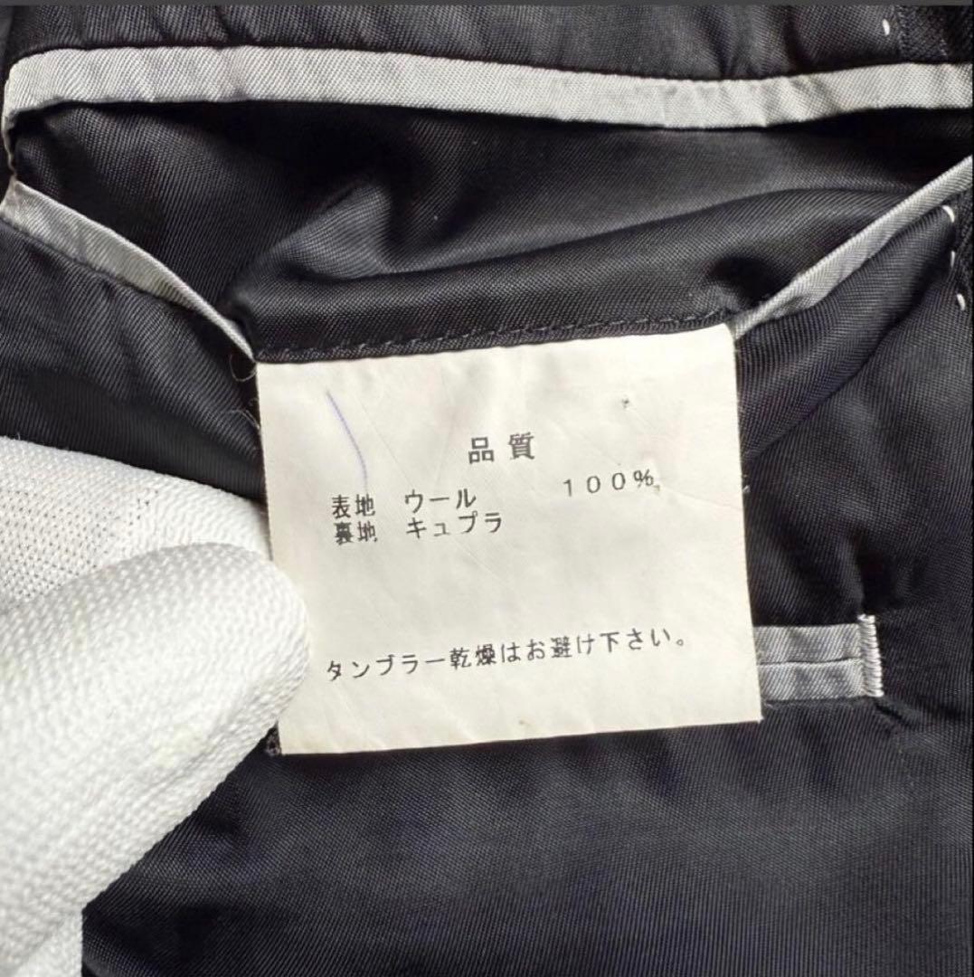 ポールスミス ダークグレー ストライプ ビジネススーツ