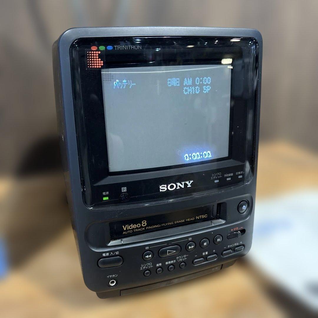 SONY Video 8 ブラウン管 車内外TV ソニー 8mm EV-DT2