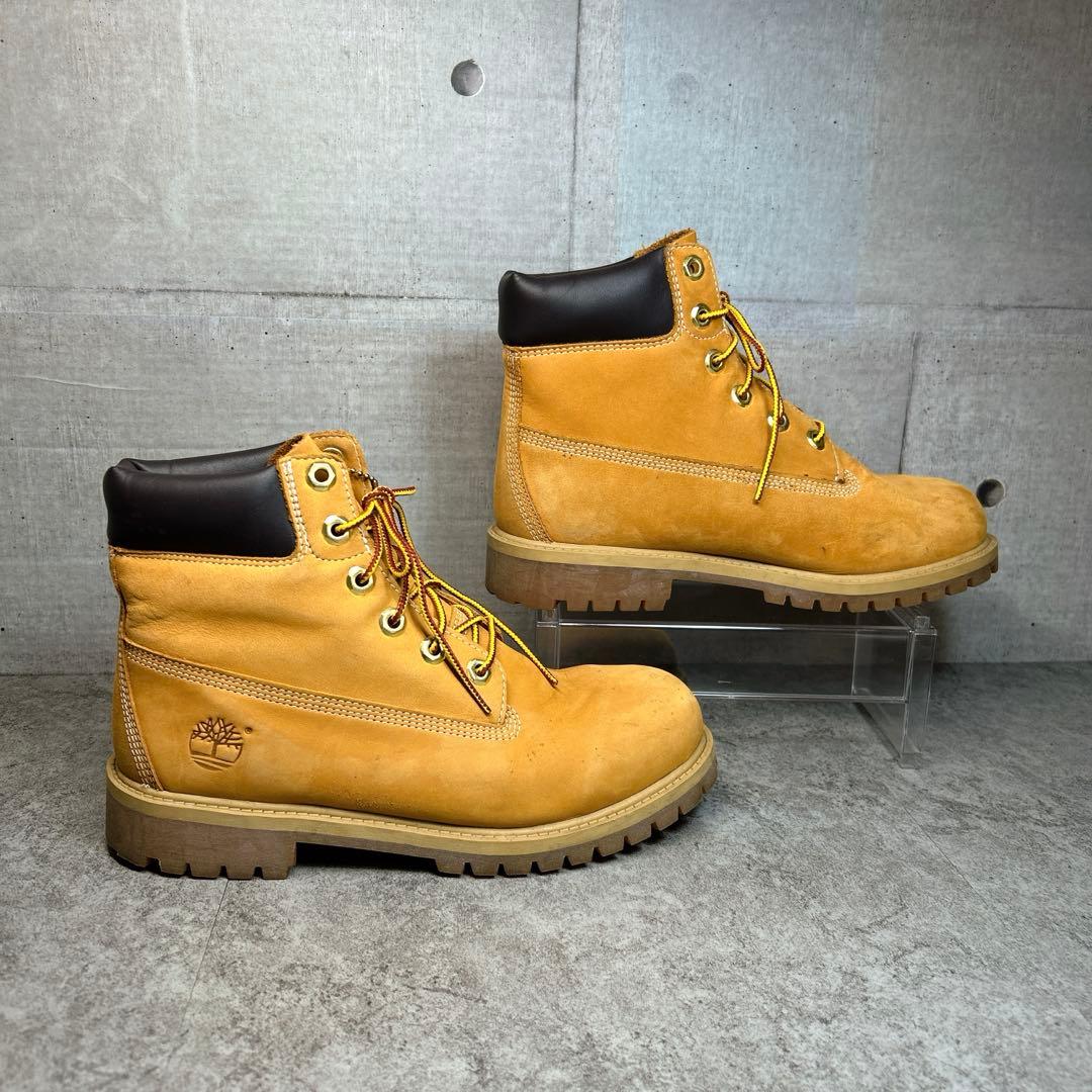 極美品✨【Timber land】12909/6インチプレミアム/イエローブーツ
