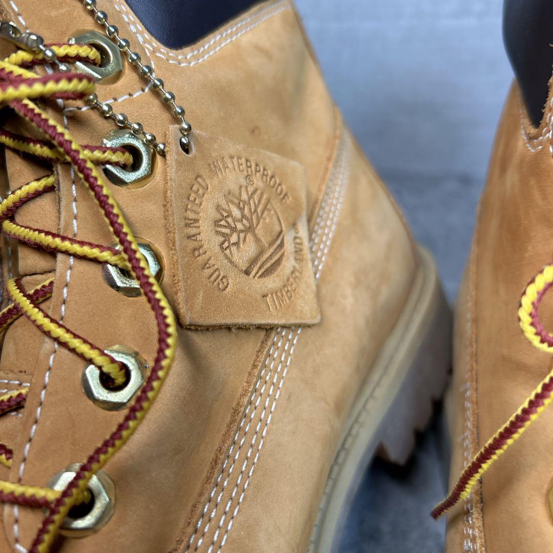 極美品✨【Timber land】12909/6インチプレミアム/イエローブーツ