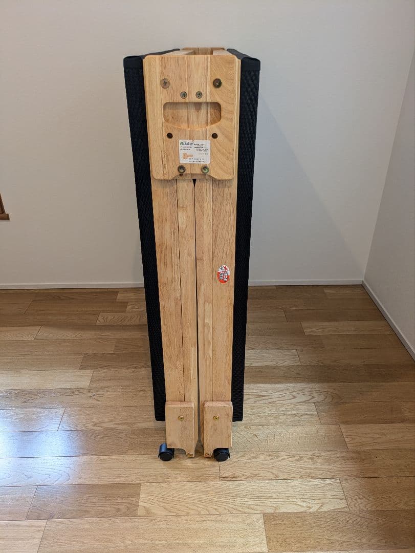 中居木工　炭入り折りたたみベッド畳 ロータイプ ワイドシングル