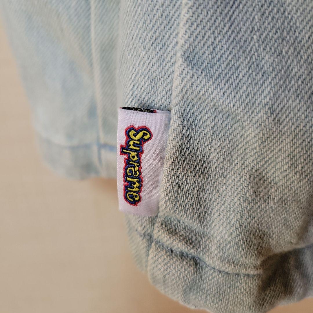 Supreme デニムジャケット サイズL　GONZ ゴンズ ロゴ フード付き