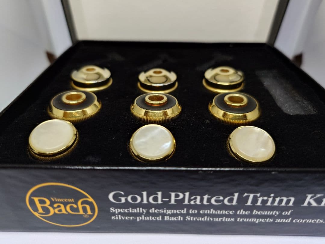 悠*様 Vincent Bach Gold-Plated Trim Kit