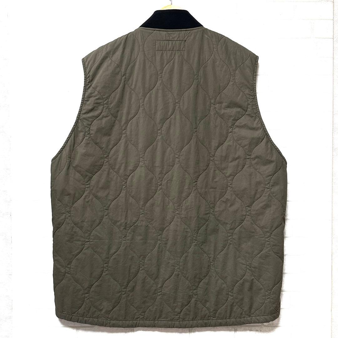 FAT GRENADE 中綿 ヘチマキルティング ミリタリーベスト ジャケット