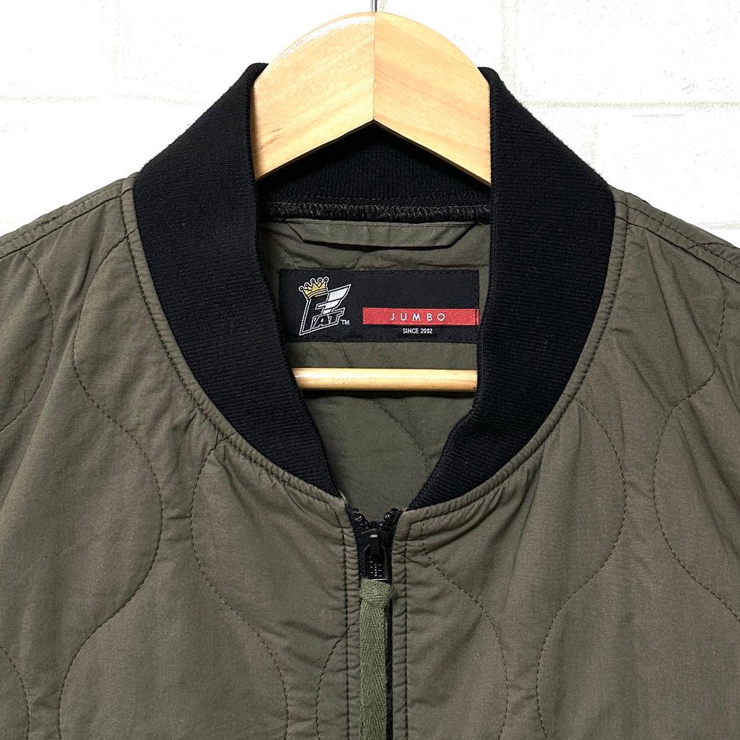 FAT GRENADE 中綿 ヘチマキルティング ミリタリーベスト ジャケット