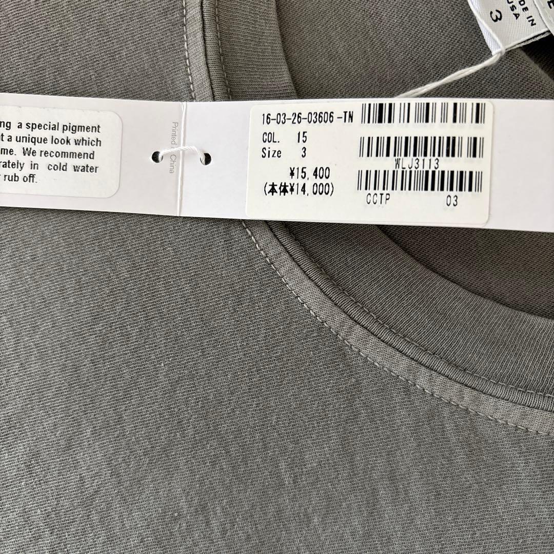 ジェームスパース　ベーシッククルーネックプルオーバー