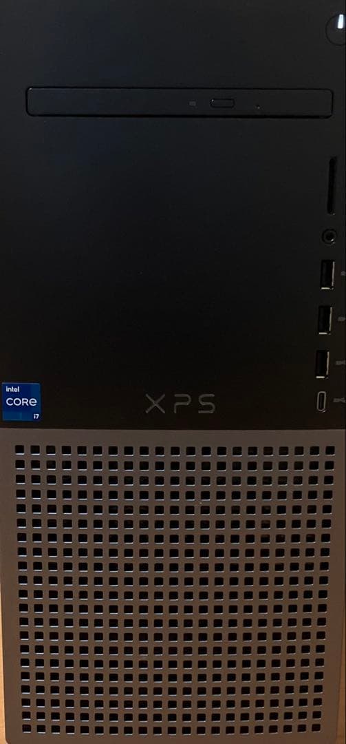 モニター付き　DellのハイスペックのXPS　水冷式カスタムバージョン