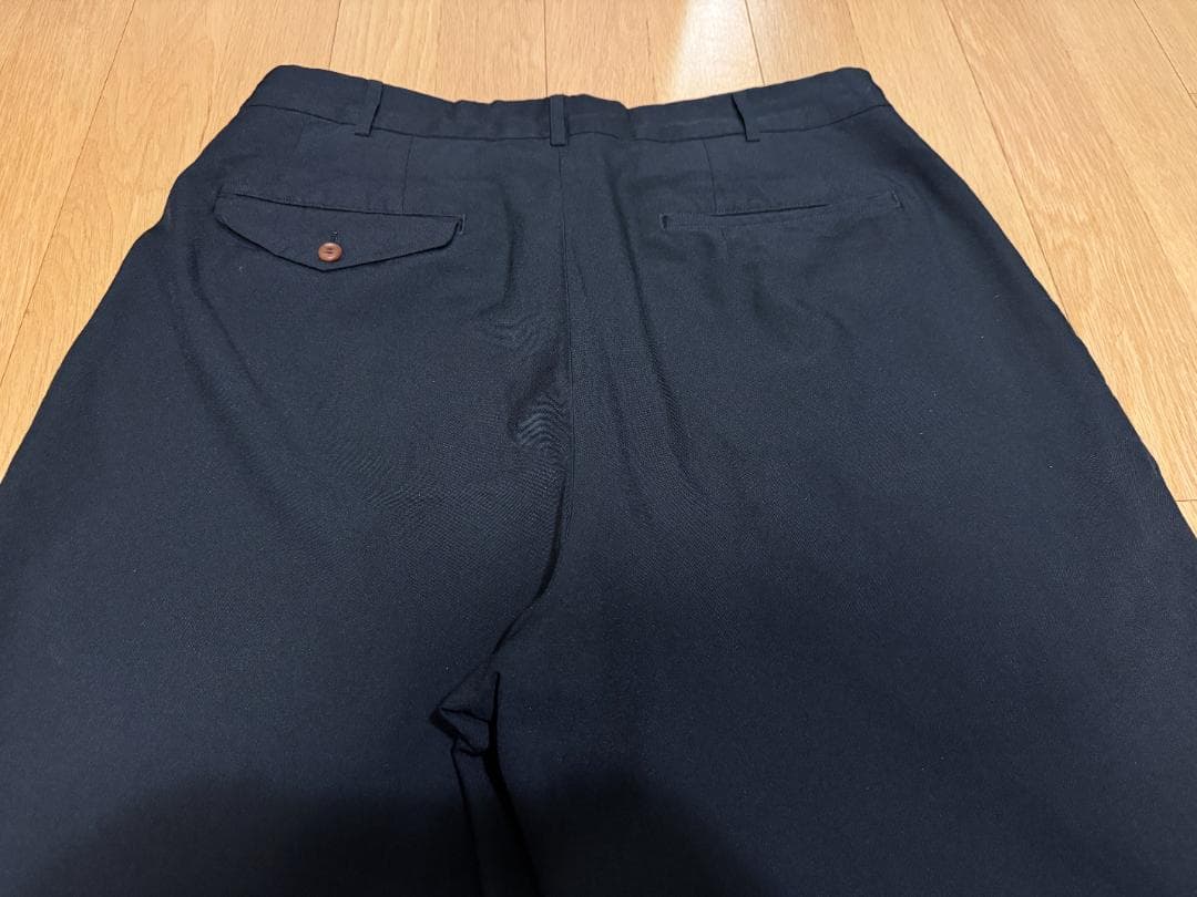 L コムデギャルソンオムドゥ ポリ縮絨パンツ