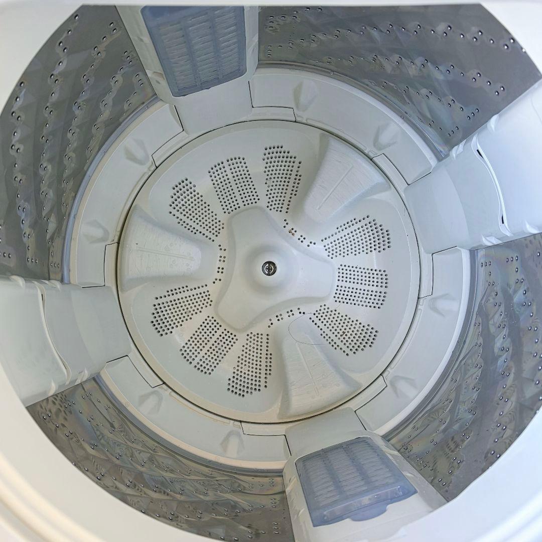 配送設置無料！純正Panasonicブラウンおしゃれスマート洗濯機！完動超美品！