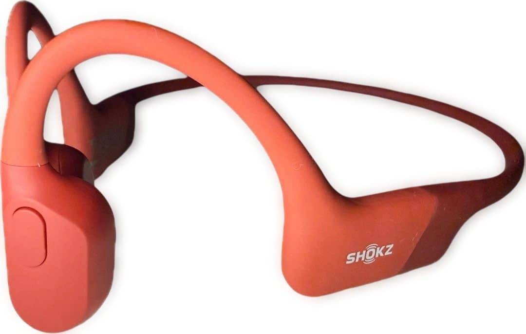 Shokz openrun 骨伝導イヤホン　赤RED