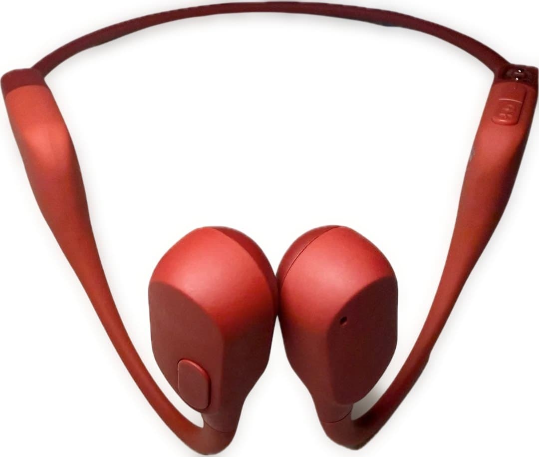 Shokz openrun 骨伝導イヤホン　赤RED