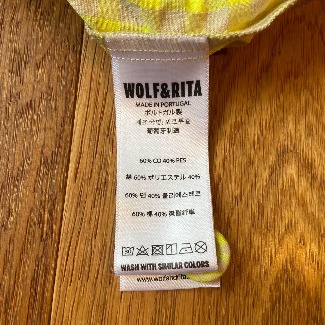 週末限定 25SS ウルフアンドリタ REGINA FLUOR ロンパース 黄色