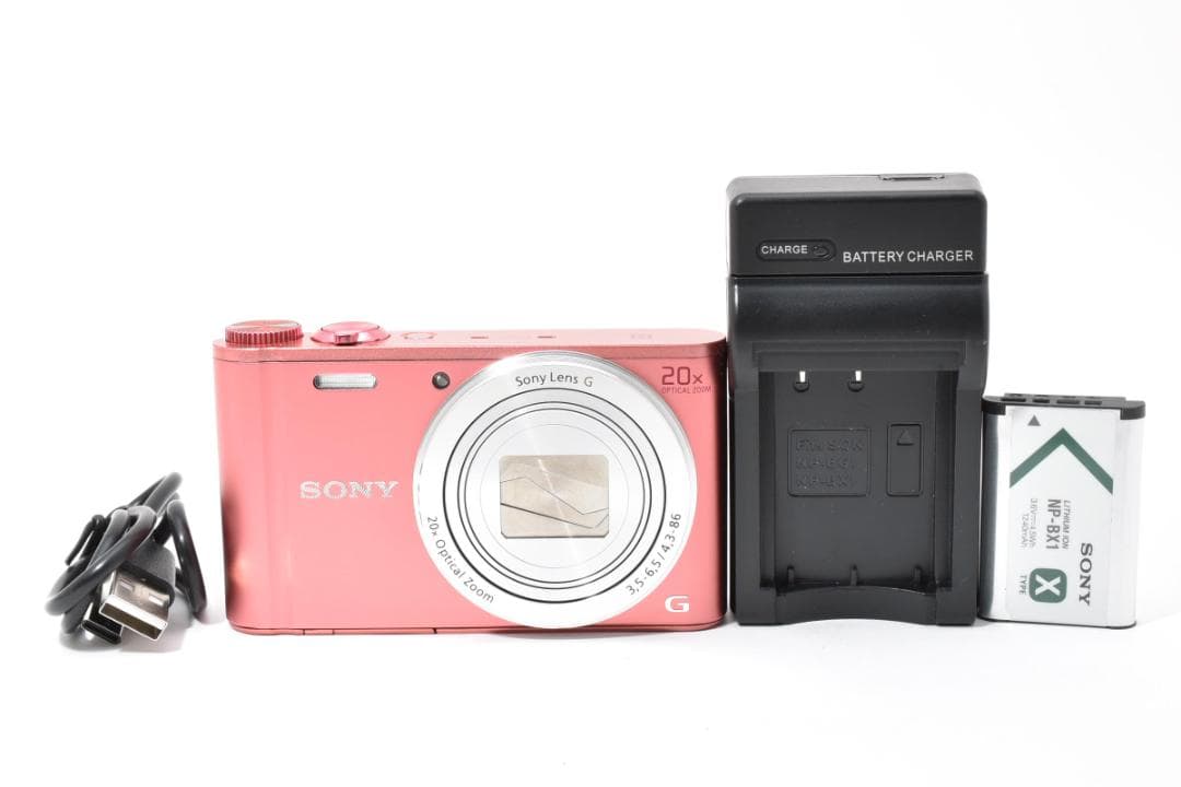 ほぼ新品 ソニー SONY Cyber-shot DSC-WX350 ピンク