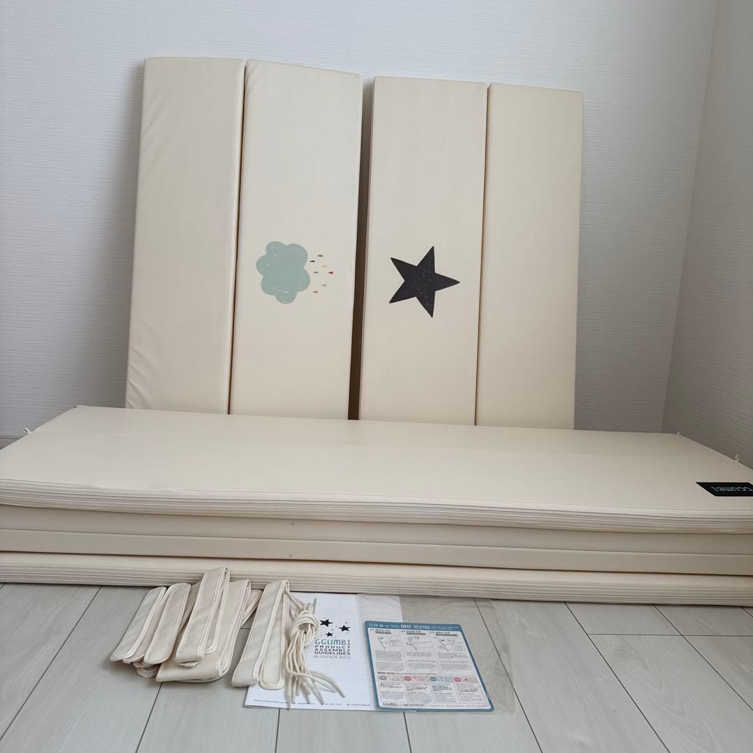 GGUMBI ベビーサークル　World Star プレイマット アイボリー