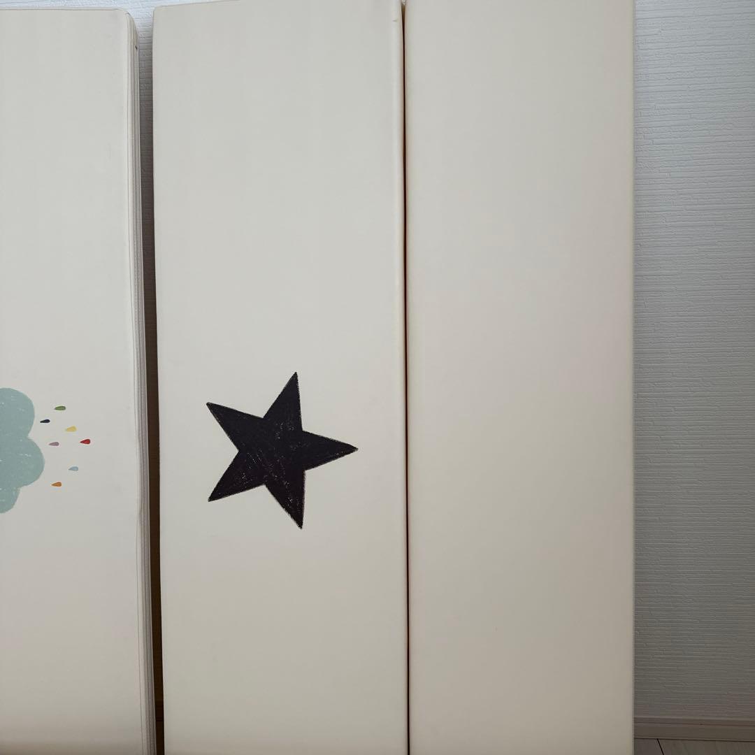 GGUMBI ベビーサークル　World Star プレイマット アイボリー