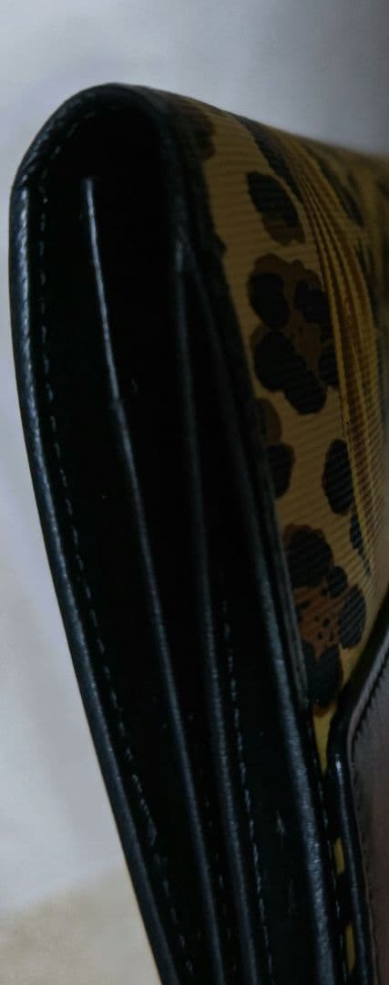 ヴェルサーチ、レオパード長財布、ビンテージ