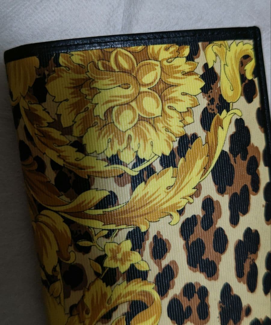 ヴェルサーチ、レオパード長財布、ビンテージ