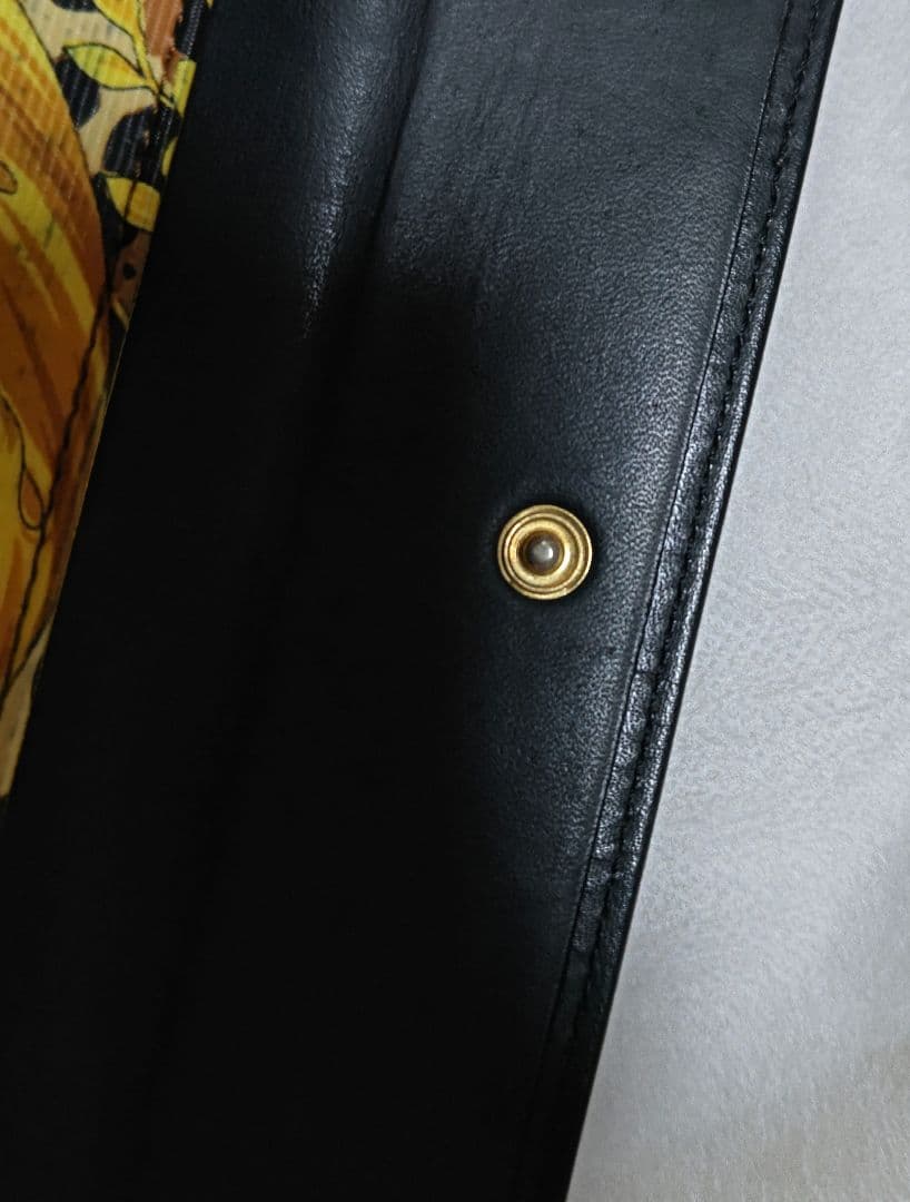 ヴェルサーチ、レオパード長財布、ビンテージ