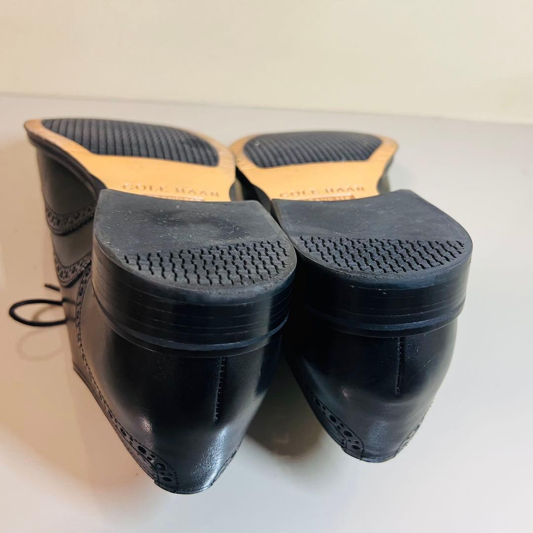 【数回使用程度】コールハーン ウイングチップ 黒 US8.5 定価46200円