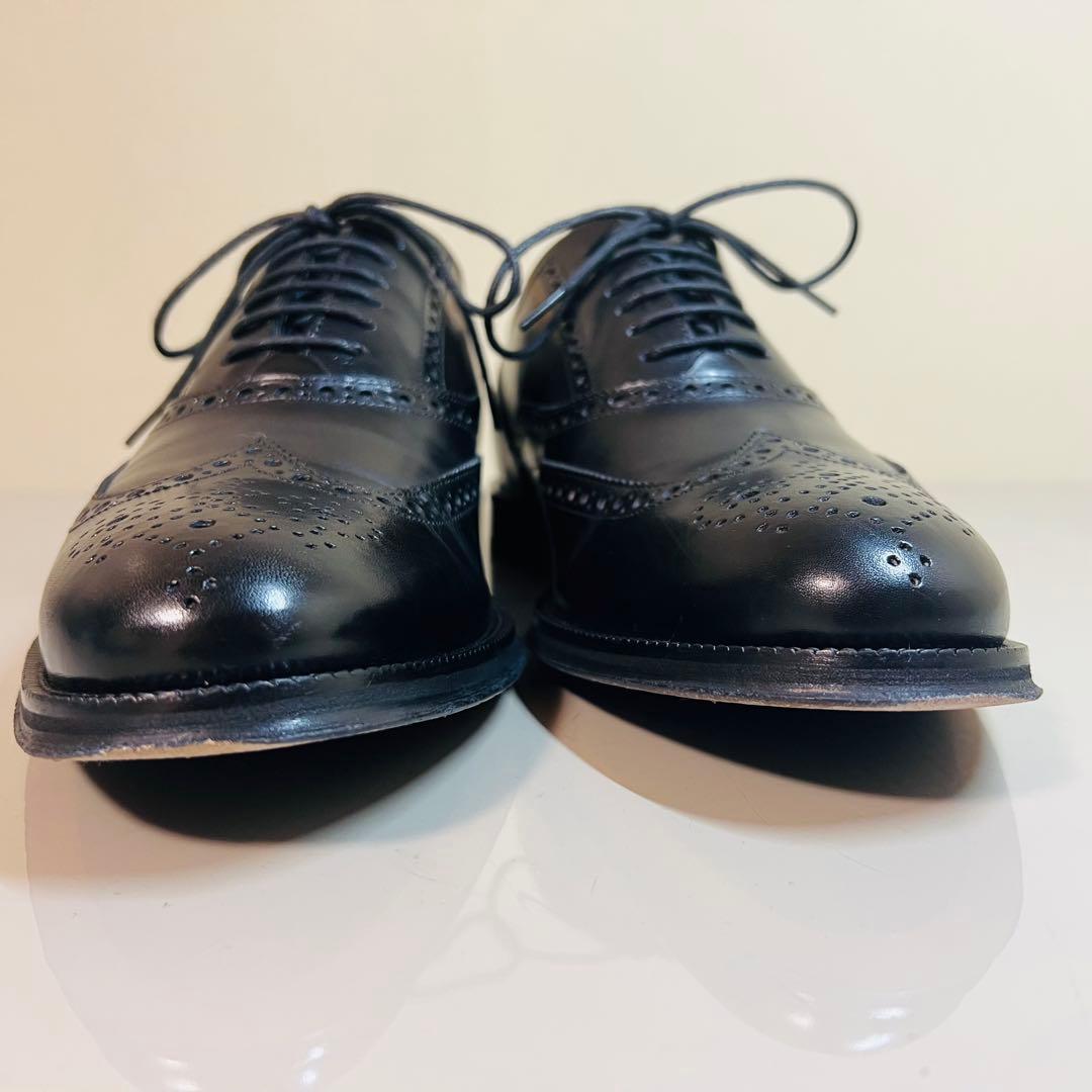 【数回使用程度】コールハーン ウイングチップ 黒 US8.5 定価46200円